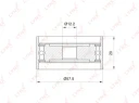 Ролик обводной ремня ГРМ LYNXauto PB-3039