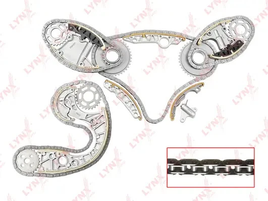 КОМПЛЕКТ ЦЕПИ ГРМ AUDI A4 2.7D-3.0D 04-08 / A6 2.7D-3.0D 04-11 / A6 ALLROAD 2.7D-3.0D 06-11 / A8 3.0