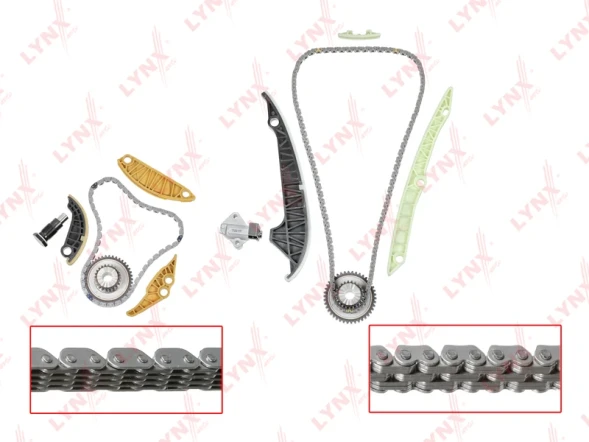 Комплект цепи ГРМ LYNXauto TK-0209