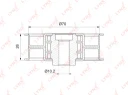Ролик обводной ремня ГРМ LYNXauto PB-3150
