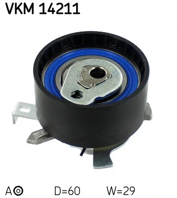Ролик натяжителя ремня ГРМ SKF (арт. VKM14211)