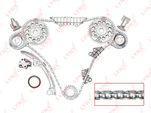 Комплект цепи ГРМ LYNXauto TK-0032
