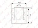 Ролик обводной ГРМ LYNXauto PB-3079