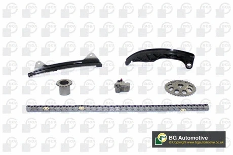Комплект цепи ГРМ CITROEN, PEUGEOT, TOYOTA: 1.0i 1KR-FE 05- (full) BGA TC9110FK
