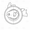 Ролик ГРМ натяжной TRIALLI CM 5244