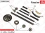 Комплект цепи ГРМ MasterKit 77B0073FK