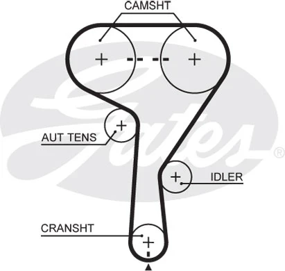Ремень ГРМ GATES 5603XS