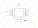 Ролик обводной ремня ГРМ LYNXauto PB-3016