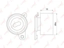 Ролик натяжной ГРМ LYNXauto PB-1118