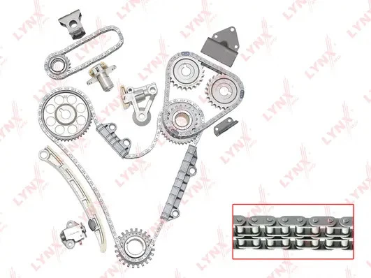 КОМПЛЕКТ ЦЕПИ ГРМ, SUZUKI GRAND VITARA I 2.5-2.7 98-06 (ДЛЯ ДВС H25A, H27A)