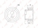 Ролик натяжной ремня ГРМ LYNXauto PB-1083