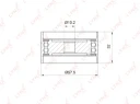 Ролик обводной ремня ГРМ LYNXauto PB-3035