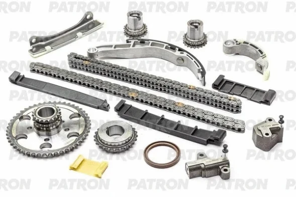 Комплект цепи ГРМ (Цепь-2, Нат-2, Усп-7, Шест-4) NISSAN Navara (D40) 2.5 dCi 07/05- (YD25DDTi) Patro