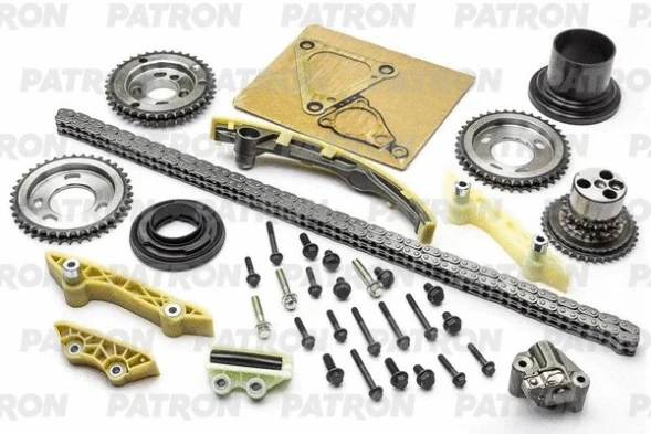 Комплект цепи ГРМ (Цепь-1, Нат-1, Усп-5, Шест-4, Прокл-1) FORD Transit 2.4D D2FE Duratorq 120HP 00>