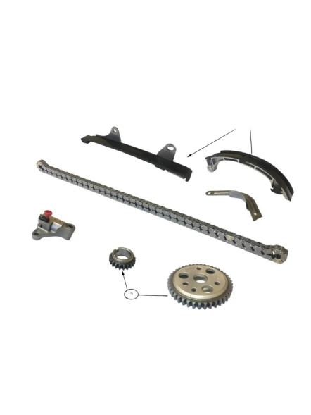 Комплект цепи ГРМ MasterKit 77B0152FK