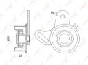 Ролик натяжной ремня ГРМ LYNXauto PB-1023
