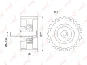 Ролик обводной ремня ГРМ LYNXauto PB-3131