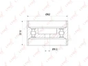 Ролик натяжной ремня ГРМ LYNXauto PB-1309