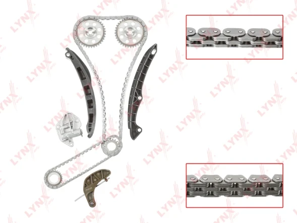 Комплект цепи ГРМ LYNXauto TK-0041