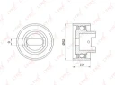Ролик натяжной ремня ГРМ LYNXauto PB-1042