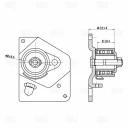 Ролик ГРМ натяжной TRIALLI CM 6044