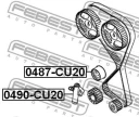 Натяжитель ремня грм (арт. 0490CU20)
