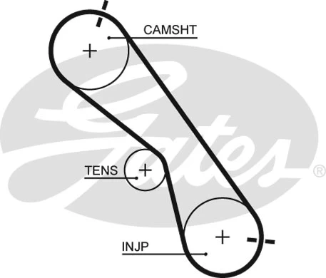 Ремень ГРМ GATES 5560XS
