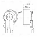 Ролик ГРМ натяжной TRIALLI CM 6185