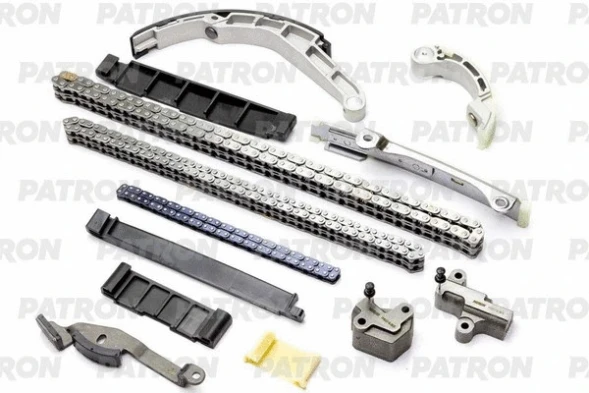 Комплект цепи ГРМ (Цепь-3, Нат-2, Усп-8) NISSAN Almera Tino/X-Trail 2.2D-2.5D YD22DDT 00> Patron PTC