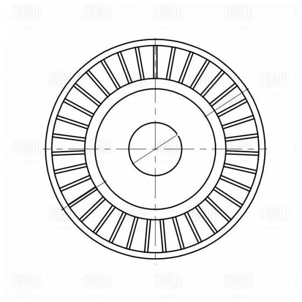 Ролик ГРМ натяжной TRIALLI CM 5093