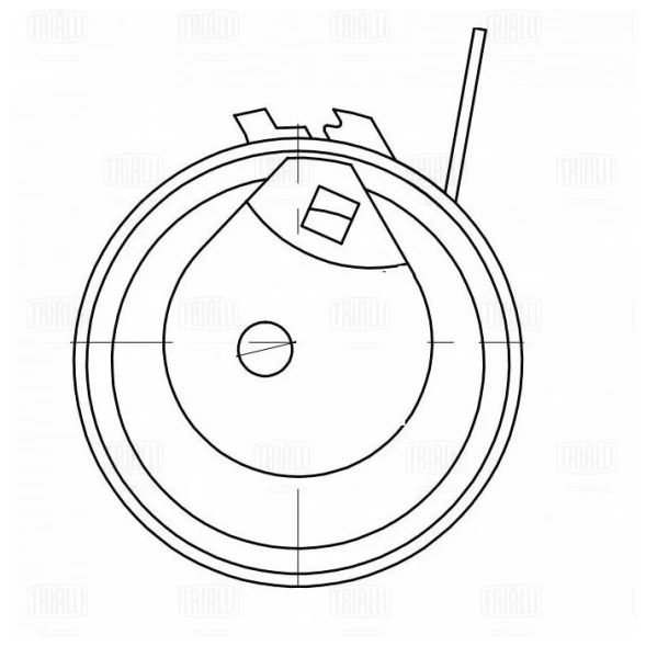 Ролик ГРМ натяжной TRIALLI CM 6108