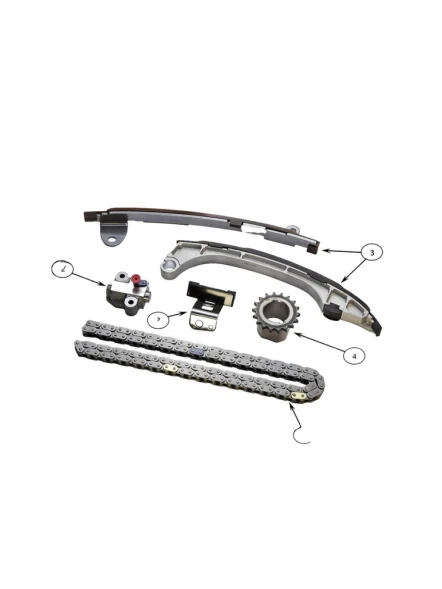 Комплект цепи ГРМ MasterKit 77B0246FK