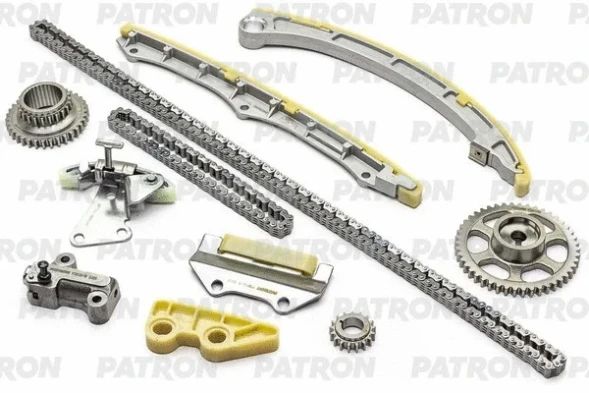 Комплект цепи ГРМ (Цепь-2, Нат-1, Усп-5, Шест-3) HONDA CR-V III (RE) 2.4i (K24Z) 2006-2011 Patron PT