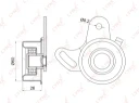 Ролик натяжной ремня ГРМ LYNXauto PB-1023 (арт. PB-1023)