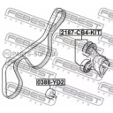 Ролик натяжителя ремня грм FEBEST 2187-CB4