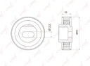 Ролик натяжной ремня ГРМ LYNXauto PB-1020