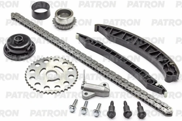 Комплект цепи ГРМ (Цепь-1, Нат-1, Усп-2, Шест-2) RENAULT/ NISSAN/ OPEL 2.0dCi (M9R) 2006- Patron PTC