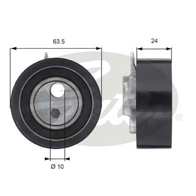Натяжитель привода ГРМ GATES T43049