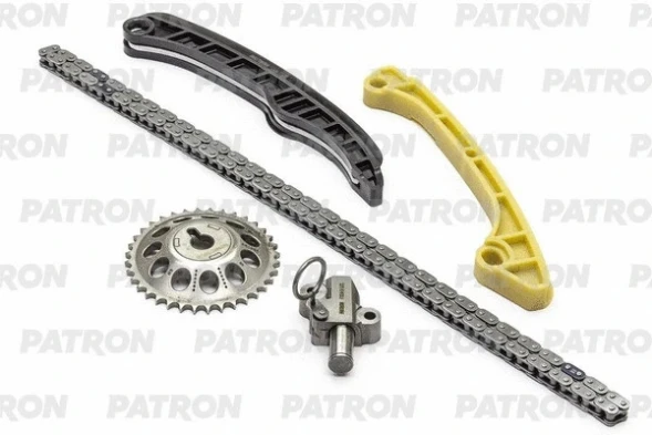 КОМПЛЕКТ ЦЕПИ ГРМ (ЦЕПЬ-1, НАТ-1, УСП-2, ШЕСТ-1)MITSUBISHI LANCER X 1.5I (4 Patron ptck088