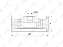 Ролик обводной ремня ГРМ LYNXauto PB-3113