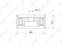 Ролик обводной ремня ГРМ LYNXauto PB-3013