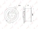 Ролик натяжной ГРМ LYNXauto PB-1246