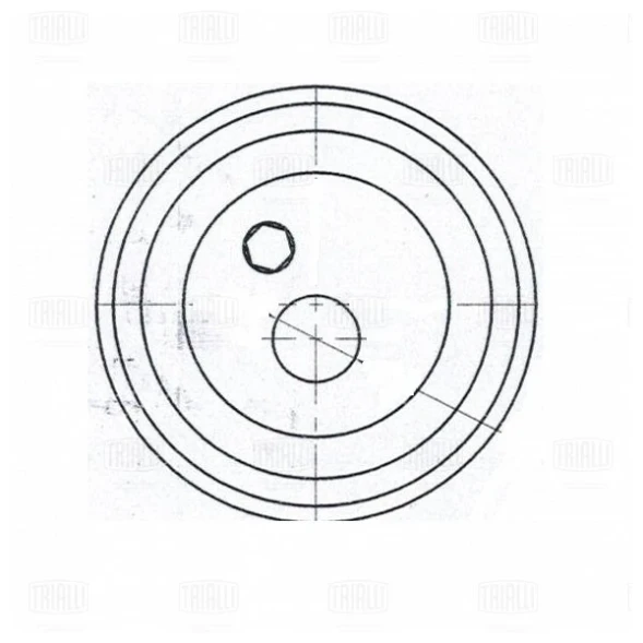 Ролик ГРМ натяжной TRIALLI CM 6096