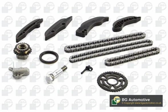 Комплект цепи ГРМ BMW: 2.0d N47 06- (full) BGA TC0900FK