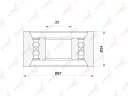 Ролик натяжной/обводной ремня ГРМ LYNXauto PB-1264